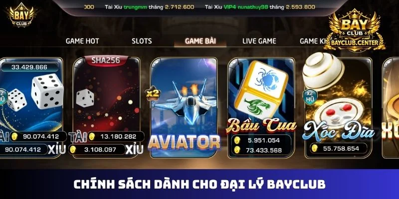 Chính sách dành cho đại lý Bayclub